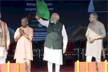 PM Modi flags off four new Vande Bharat Express trains